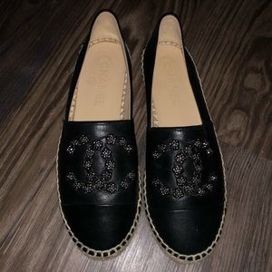 CHANEL Shoes - Chanel Black Espadrilles // Never used CHANEL Shoes - Chanel Black Espadrilles // Never used